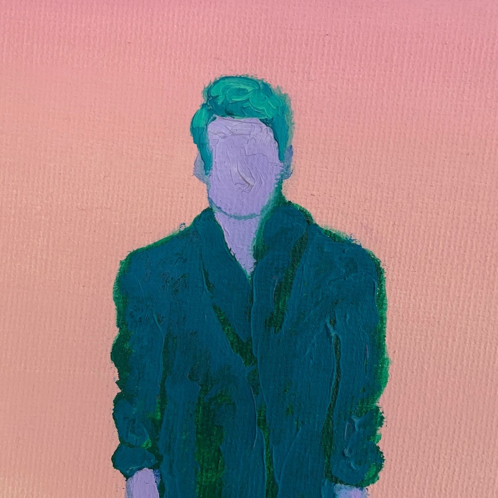 Contemporary Art Oil Paintings - Peach